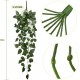 Yatim 90 cm Money Ivy Vine Artificial Plants Greeny Chain Wall Hanging Leaves for Home Room Garden Wedding Garland Outside Decoration Pack of 2 Yatim 90 cm Money Ivy Vine Artificial Plants Greeny Chain Wall Hanging Leaves for Home Room Garden Wedding Garland Outside Decoration Pack of 2