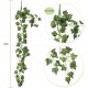 Yatim 90 cm Sweetpotato Ivy Vine Artificial Plants Greeny Chain Wall Hanging Leaves for Home Room Garden Wedding Garland Outside Decoration Pack of 2 Yatim 90 cm Sweetpotato Ivy Vine Artificial Plants Greeny Chain Wall Hanging Leaves for Home Room Garden Wedding Garland Outside Decoration Pack of 2